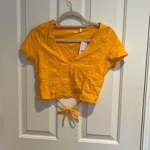 PacSun Orange/yellow crop top
